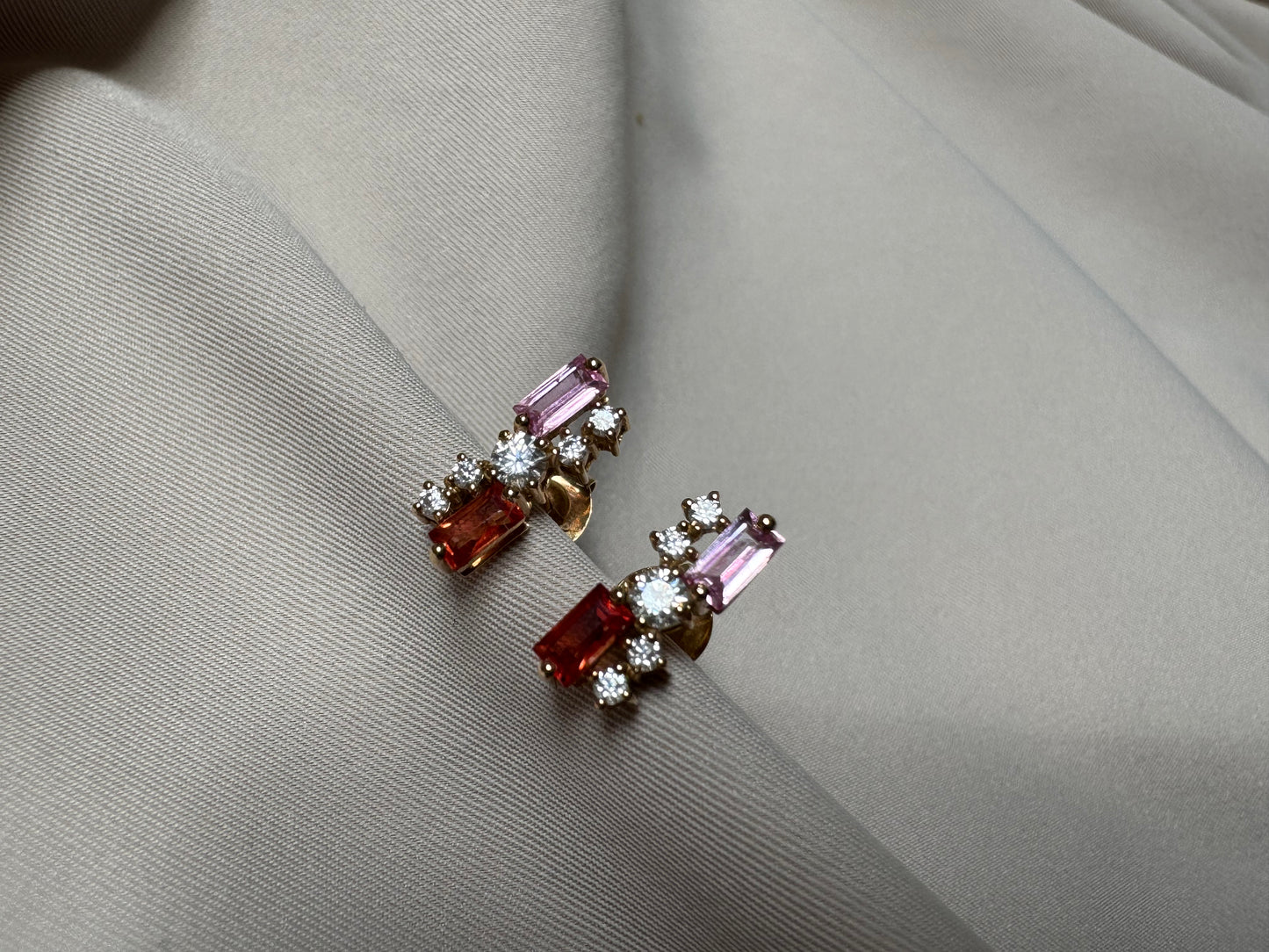 Celeste Baguette Earrings