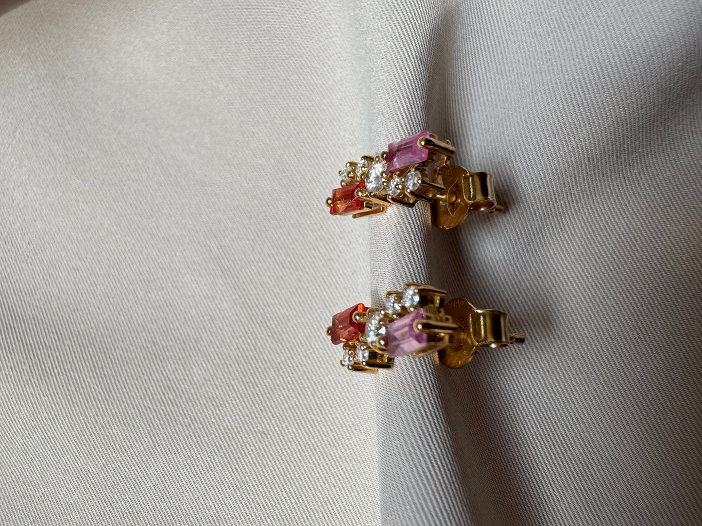 Celeste Baguette Earrings