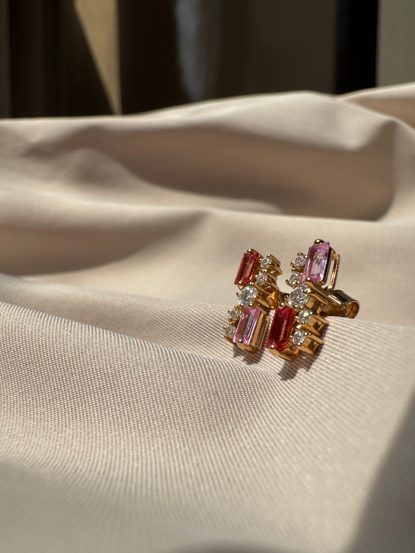 Celeste Baguette Earrings