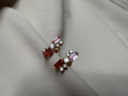 Celeste Baguette Earrings