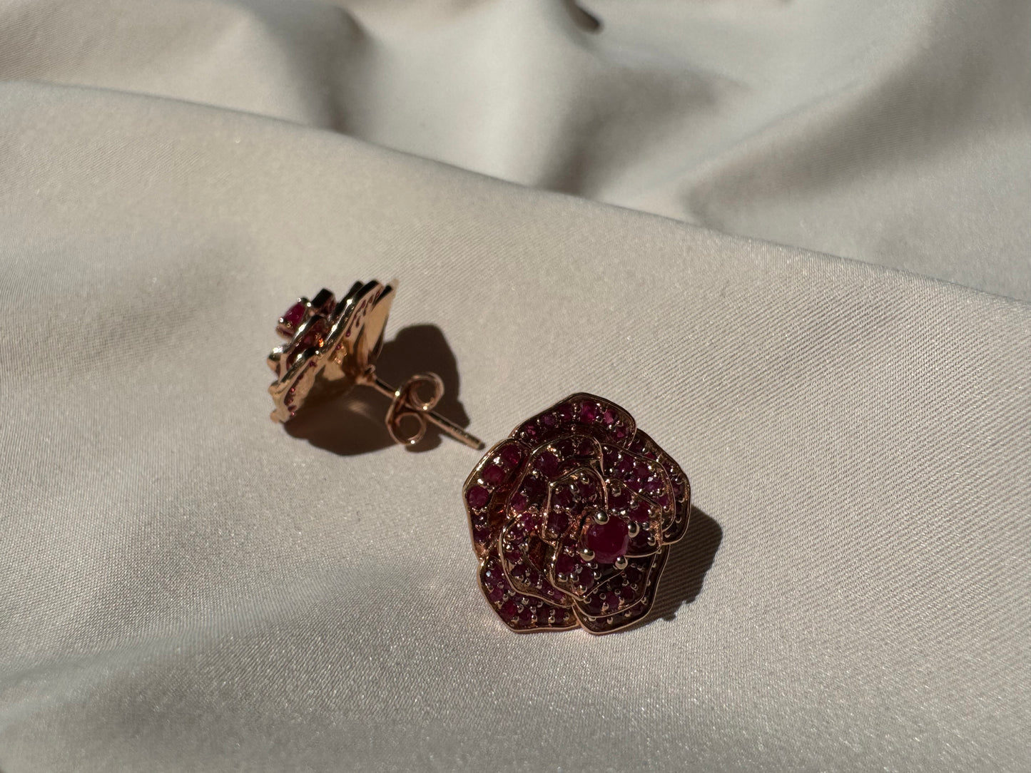 Ruby Rose Earring