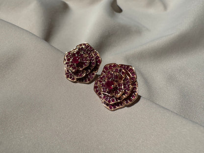 Ruby Rose Earring
