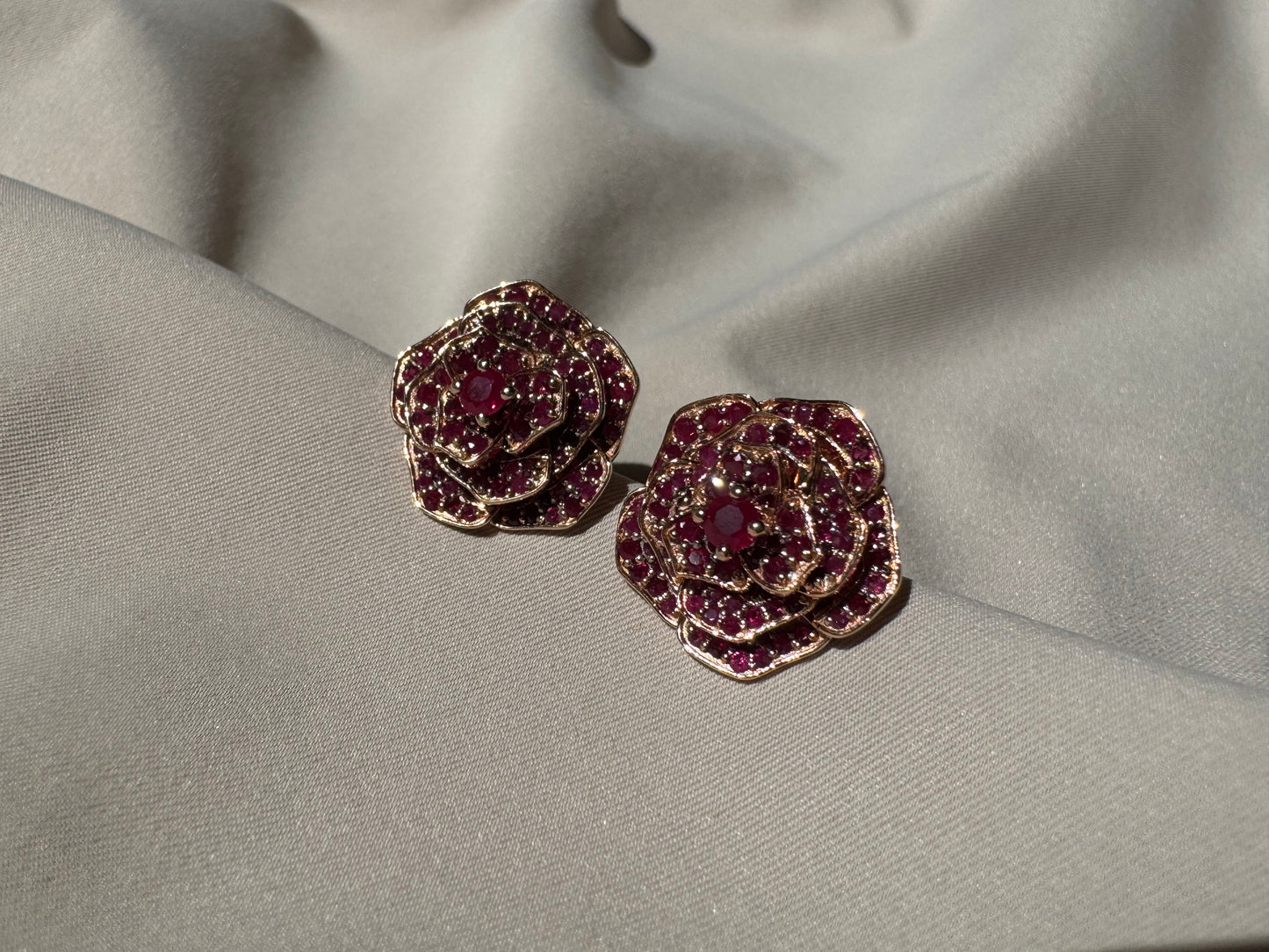 Ruby Rose Earring