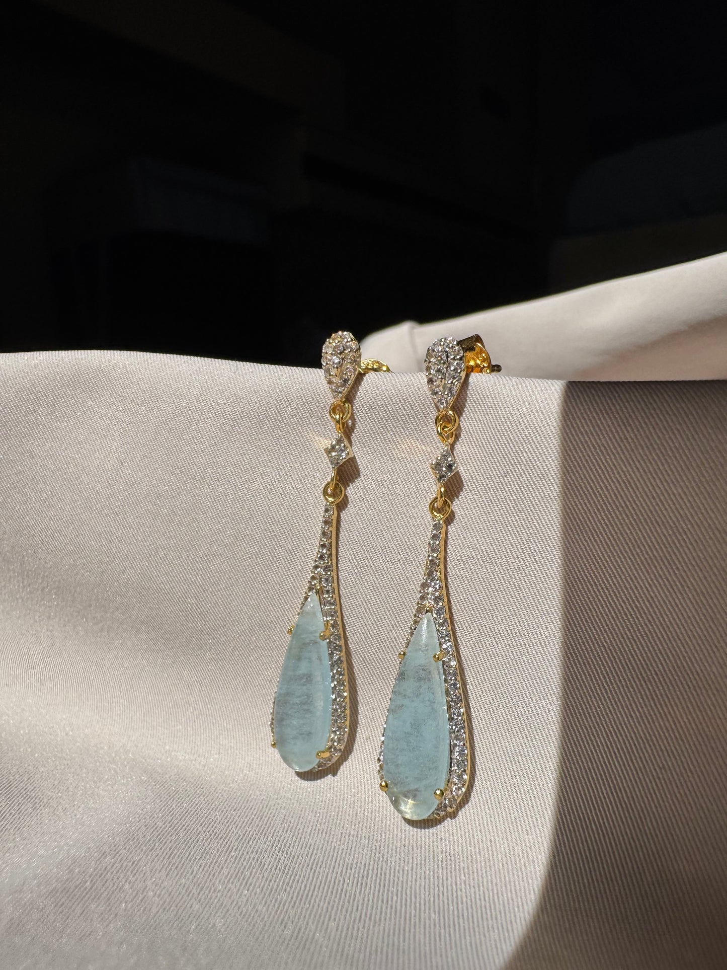 Victorian Blue Grace Earrings