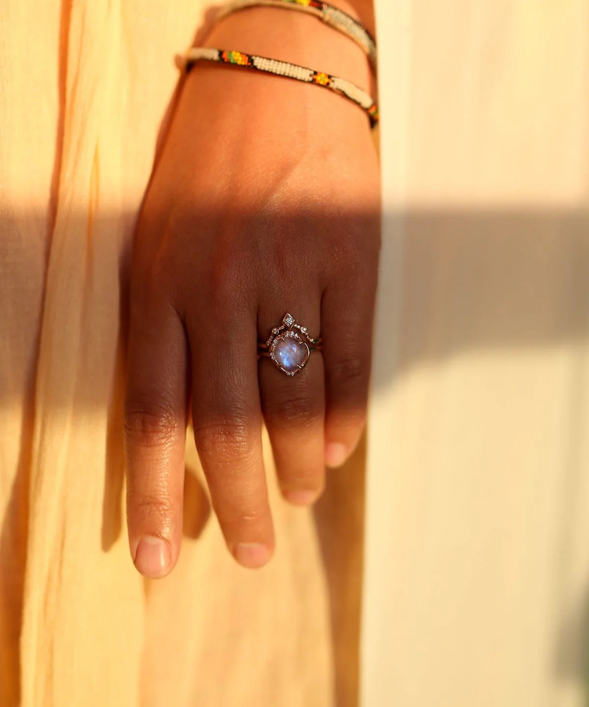 Moon Stone Ring