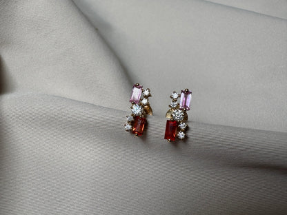 Celeste Baguette Earrings