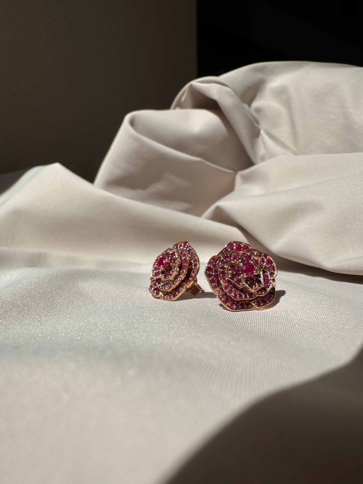 Ruby Rose Earring