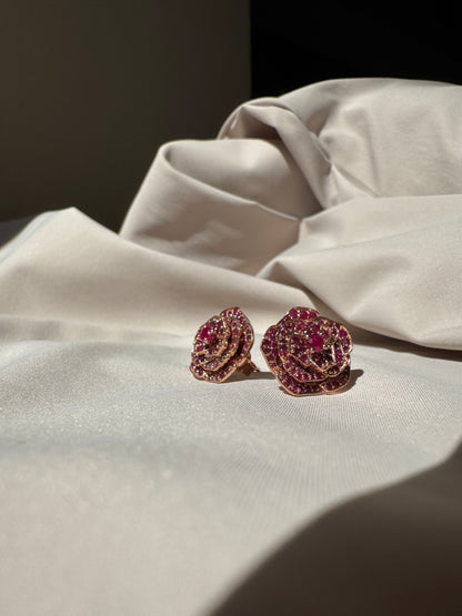 Ruby Rose Earring
