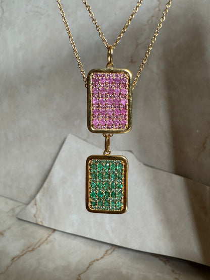 Tag necklace