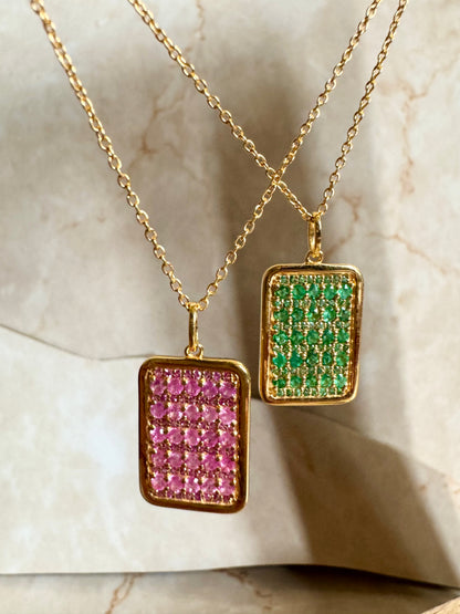 Tag necklace