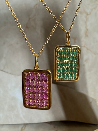 Tag necklace