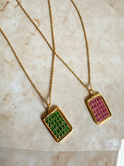Tag necklace